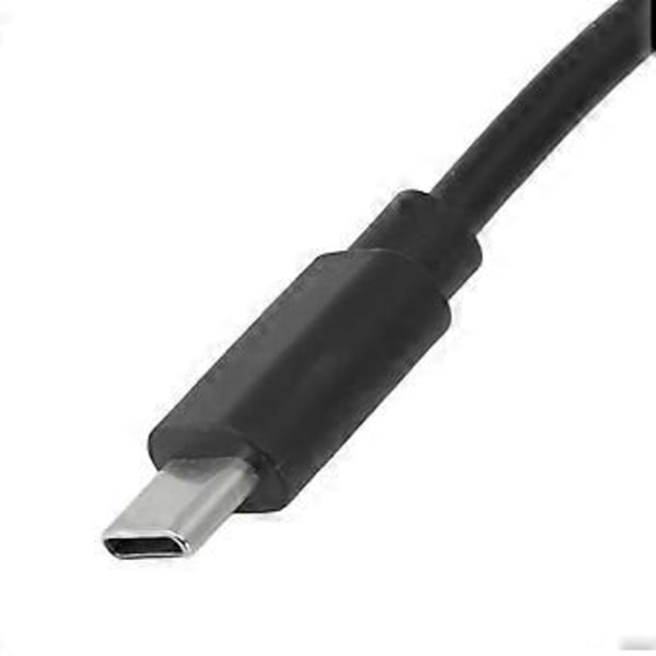 USB C Tester Fargeskjerm Multifunksjonell Toveis Testing USB Strømspenning Måler for Telefon Datamaskin Svart