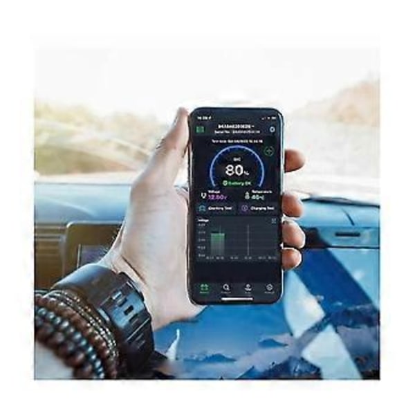 Trådlös Bluetooth 4.0 Batterihanterare Bm6 Pro Med Bilbatterihälsa App Hantera Batteriövervakare T