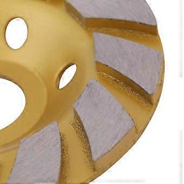 10cm Diamantsegment Slipskiva 6 Hål För Marmor Betong Sten