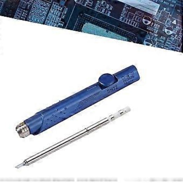 SH72 Lödkolv 65W 12-24V 220-400 Justerbar Temperatur SH72 KU Svetsverktyg Inte T12 Mörkblå