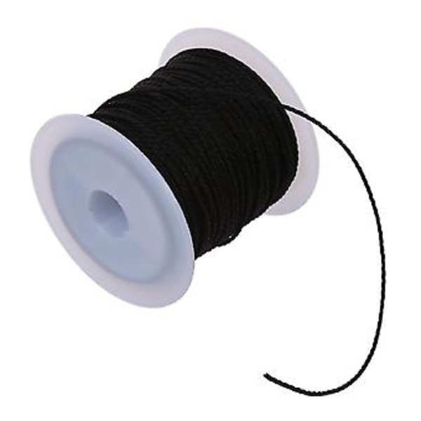 Rullattu vahattu kaulakorun helmien naru 1mm kuuma