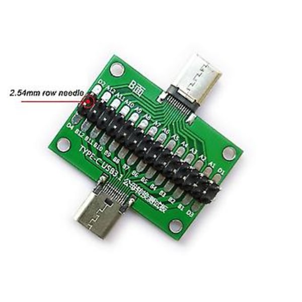 Till Fe Typ C Pcb Kort Kort Med Usb 3.1 Port 20.6x36.2mm Kort Med