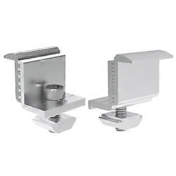 10 stk. Justerbar klemme 39 mm blok Solar Panel Monteringsbeslag Komponenter