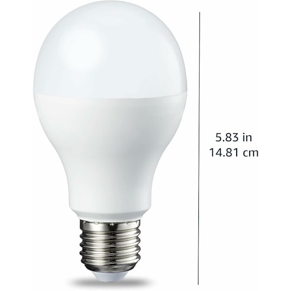 6 kpl LED-lamppua Edison-kanta E27 18 W (vastaa 180 W) Viileä valkoinen Ei himmennettävissä