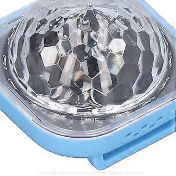 Mini USB LED Dansljus ABS Knapp Ljudkontroll Bil Färgrik Lampa för Danslokaler