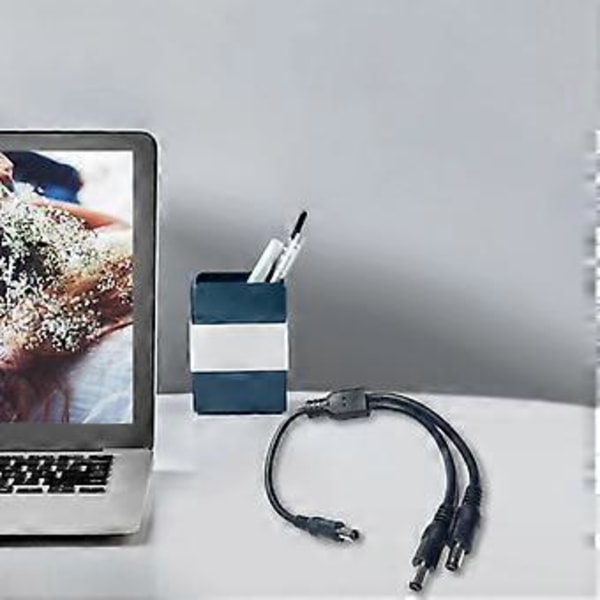 5,5 mm x 2,1 mm Splitter-stikforlænger til CCTV LED Strip Light