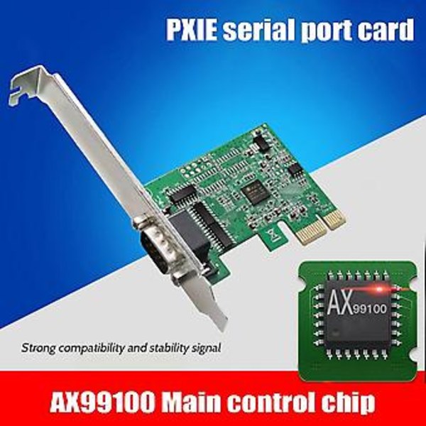 Pcie - Yksi Sarjaportti Rs232 Laajennuskortti Sirusarja Ax99100 Sarja Db9 Pcie Adapteri Korotuskortti Varten
