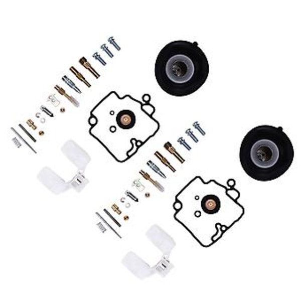 2 Set Motorcykel Förgasare Reparationssats 22mm Universal för GY6 125CC ATV Go Kart Scooters