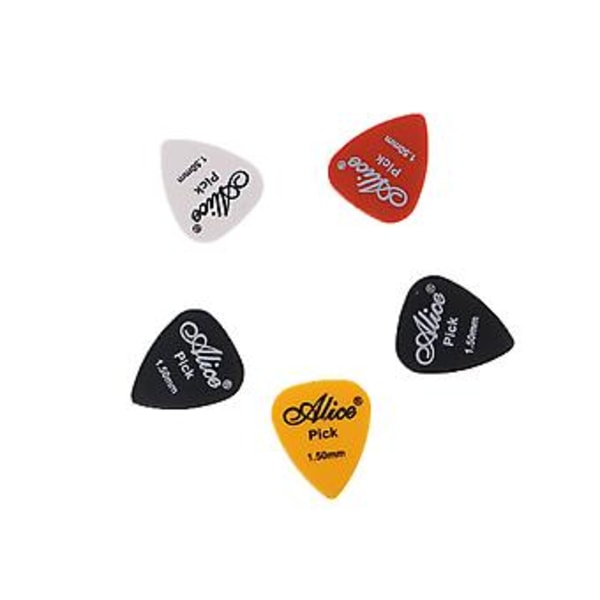 5 x GITARRPLOCK PLEKTRUM Plec ELEKTRISK AKUSTISK Blandade Färger