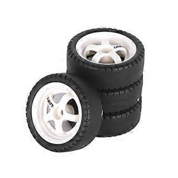 4 stk. 33 mm RC Drift Dæk Hjul Hårdt Dæk til LDRC AE86 A86 A86P LD1801 1/18 RC Bil Opgraderingsdele Tilbehør, 1