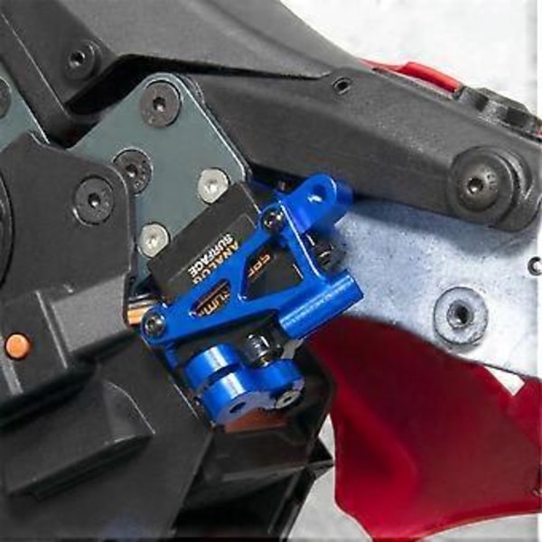 Bromsoks Servo Fäste Servo Bracket LOS261013 för 1/4 PROMOTO-MX MOTORCYKEL LOS06000 LOS06002 Blå