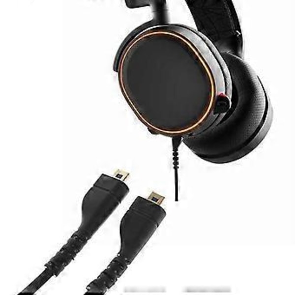 Bærbar Hodetelefonkabel Lydledning for G633 G633s Gaming Øretelefoner Full av Lagdelt Plugg