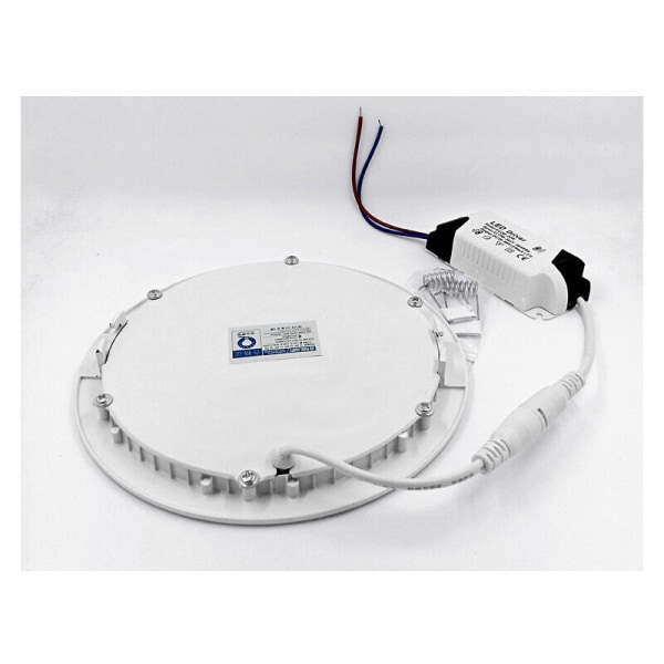 Sæt med 1 dæmpbar LED-indbygget spot 9W 6000K Naturlig hvid IP65 LED-loftslampe til badeværelse Ekstra flad LED-spot 35mm huldiameter Φ130