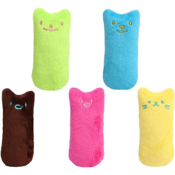 5Pcs Cat Scratcher Plush Cat Scratching Post Cushion with Catnip for Cat