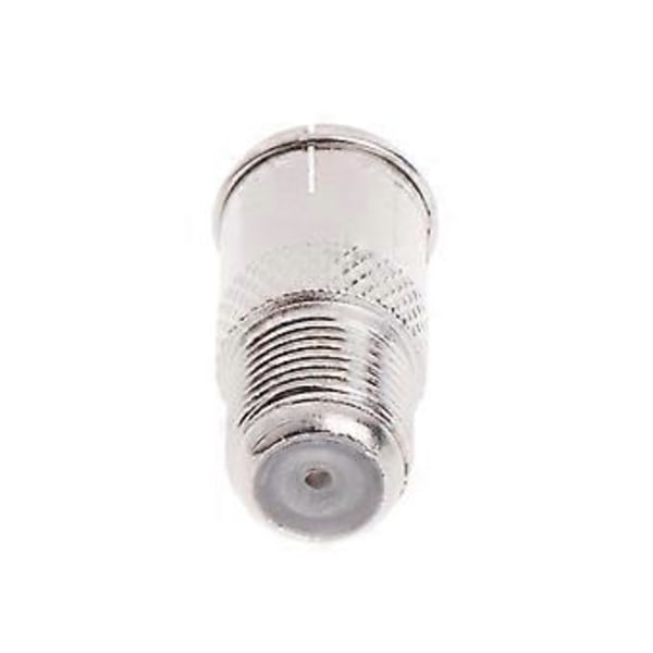 10 st Snabbkopplings F-kontakt Hane till Hona Adapter - Push On RF Koaxial