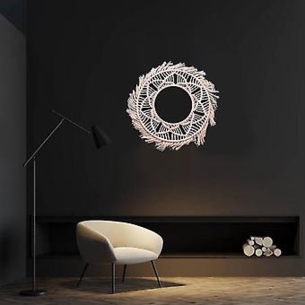 Boho Ramme Vevd Makrame Bakgrunnsramme For Hjemmet