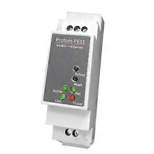 DIN-Skinne Seriell Port RS485 til Ethernet Konverter Server Protoss MQTT PE11-H Støtter Modbus TCP RTU