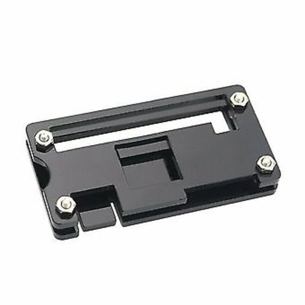 Jäähdytyselementillä varustettu akryylisuojakotelo Raspberry Pi Zerolle (musta)