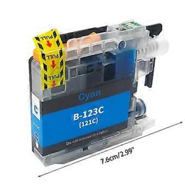 Ammattimainen mustepatruuna Brother DCP-J552DW DCP-J752DW -tulostimelle, kirkasväri muste syaani/magenta/keltainen/musta