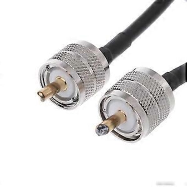 RF Koaksiaalikaapelin Liitin UHF PL259 Uros - UHF Uros PL259 RG58 Jatkojohto 5