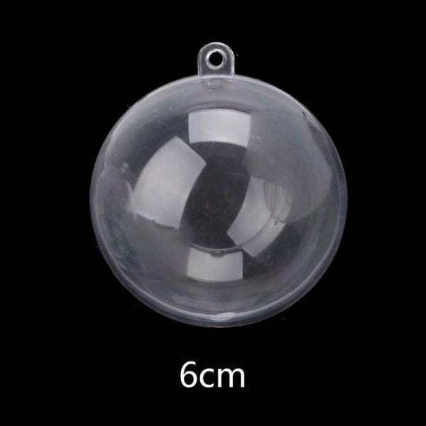Klar plast Akryl Bath Bomb Mold Skjell Molding Ball Ornamenter Gjør-det-selv håndverk