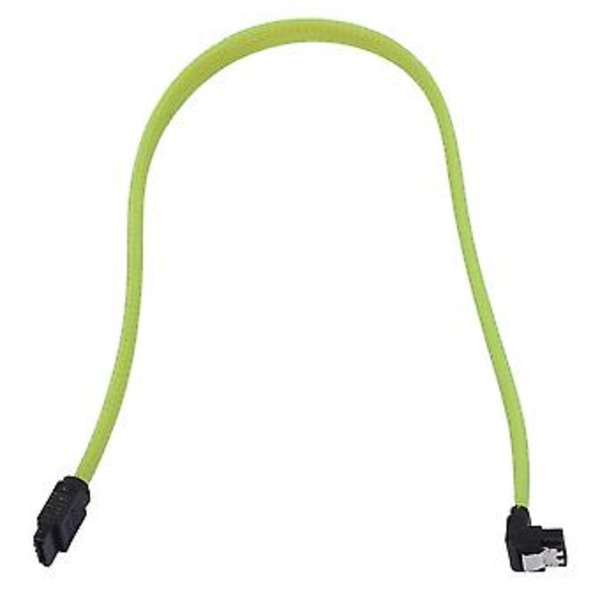 50cm Sata 3.0 Iii Sata3 7pin Datakabel Rät Vinkel 6gb/s Ssd Kablar Hdd Hårddisk Datakabel Med N