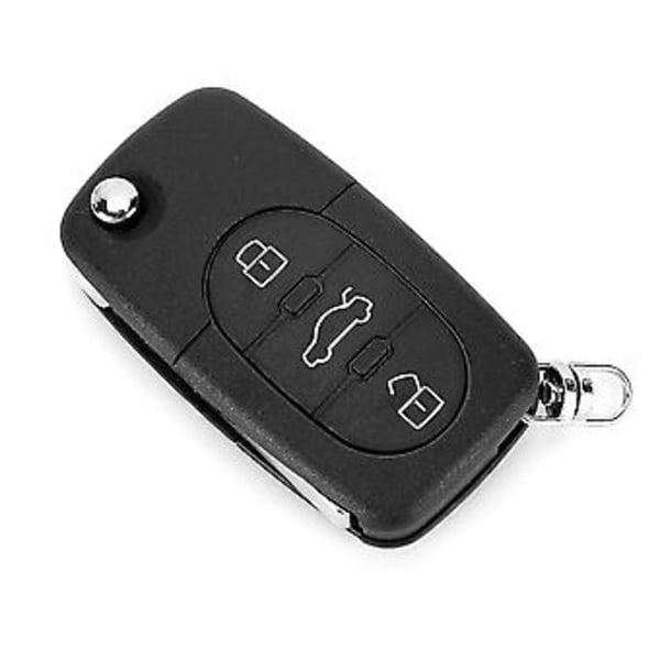 Suojaava auton avaimenperäkotelo, jossa 3 painikkeen ABS-kuori - S60-ajoneuvoille