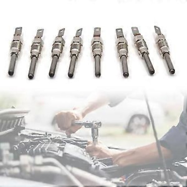 8-delars Glödstift Metall 6.5l 6.2l Snabbstart Glödstift Auto Reservdelar - Set