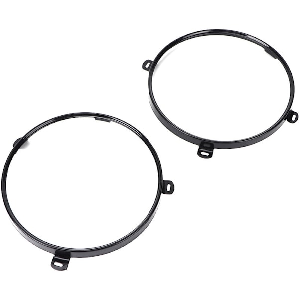 2 stk. 7 tommer forlygte monteringsbeslag ring lampeholder passer til Jeep Wrangler TJ 07-18 billygter