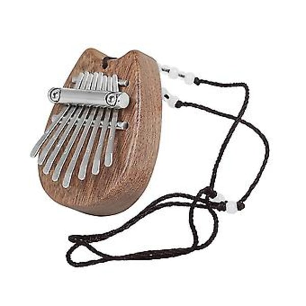 8 Mini Ugle Kalimba Tommelpiano Bærbar Finr Harpe Lettlært Mbira Instrument Begynn
