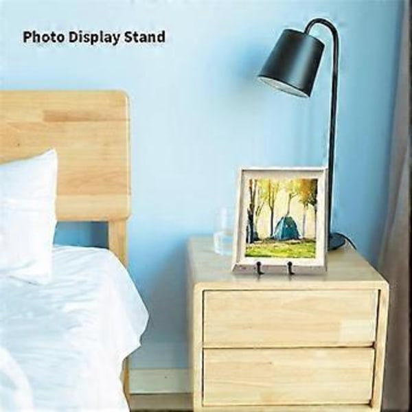 15 cm 5-pak Sort Metal Display Standere Tallerkenholder Display Standere til Billeder, Dekorative Tallerkener, Bøger