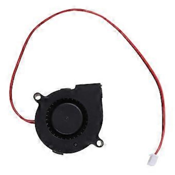 DC12V Ultratyst Radial Turbo Fläkt Kylfläkt Kylare för 3D-skrivare Par