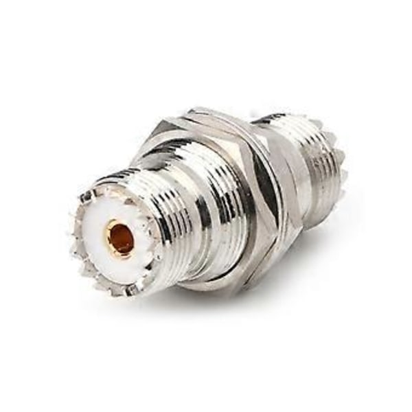UHF SO239 Hun Møtrik Til Hun Jack Møtrik Panelmonteringsadapter Konnektor Lige F
