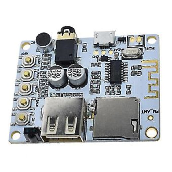 Bluetooth-audiovastaanotinkortti USB TF -korttipaikalla, dekoodaus, toisto, etuvahvistinlähtö A7-004 5V 2.1