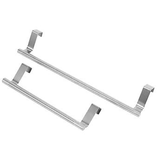 2-pack Köksunder Skåp Handdukspappershängare, 2 Storlekar Rostfritt Stål Handdukshållare Låd Pu