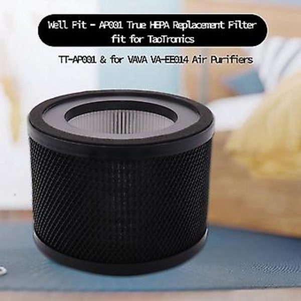 Udskiftnings Hepa Filter Til -ap001 Luftrenser Til Va-ee014 Luftrenser Med Aktivt Kulfilter