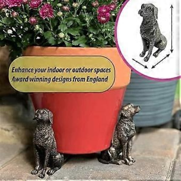Mini, Søde Dyreformede Pottefødder Dyrefigurer Ornamenter Plantepottestøttefødder, til Indendørs og Udendørs B