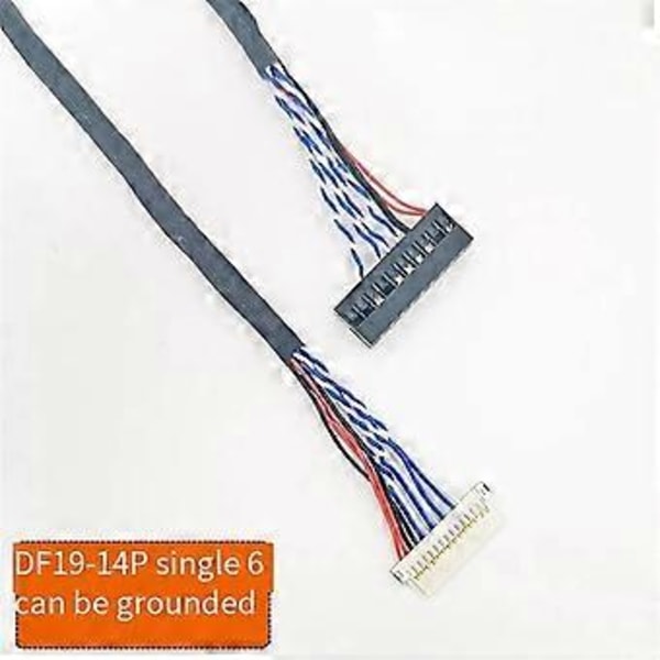 21 stk. LVDS skærmkabel-sæt med 5 stk. kabeladapter 10-65 tommer skærmreparation FPC skærmtester