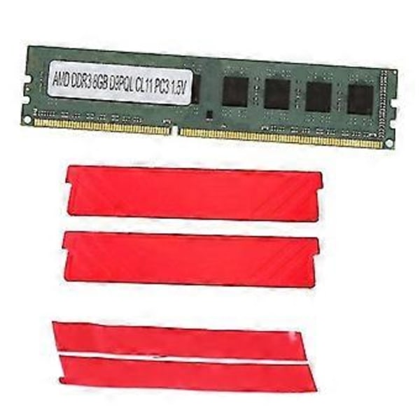 8gb Ddr3 1600mhz Ram+køle Vest Pc3-12800 1.5v Desktop Hukommelse Sdram 240 Pins Kompatibel Med Amd Desktop Bundkort