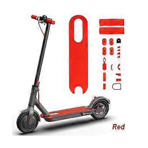 Laddport Gummi Dammskydd för M365 1s Elektrisk Scooter Pedal Silikon Fotmatta Med Greppskydd Delar Blå