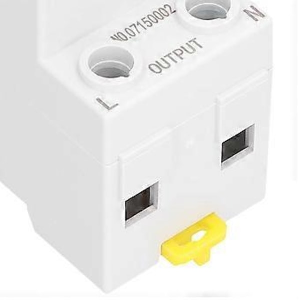1-fas 2-tråds energimätare Multifunktionell LCD Digital Display 2P DIN-skena Elmätare för Hemmet