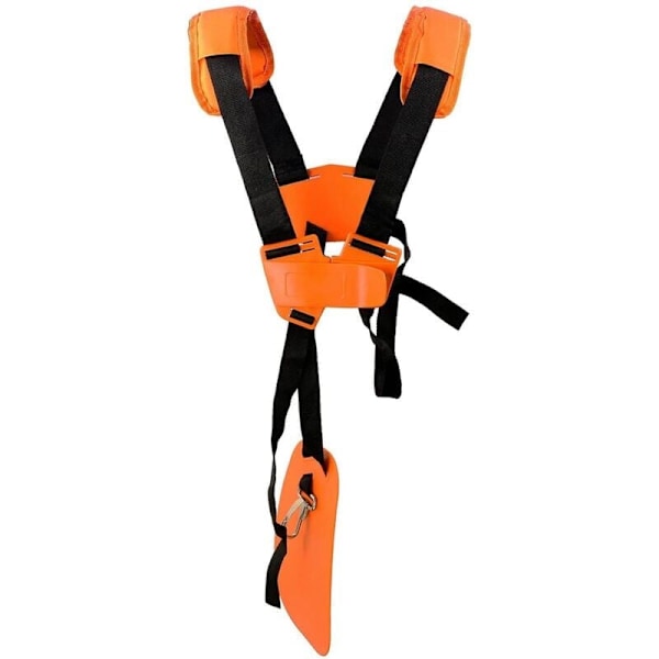 Brush Cutter Harness - Double Shoulder Strap - Trimmer Harness - for Brush Cutter, Chainsaw and Lawn Mower Compatible with FS, km Series String Trim