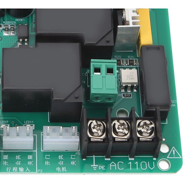 Universal styreplate for skyvedørsåpner Hoved elektronisk styreplate for skyvedørsmotor 110V