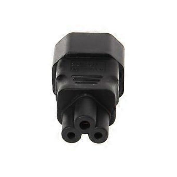 IEC 320 C14 3-nastainen uros - C5 3-nastainen naaras virtapistokesovitin