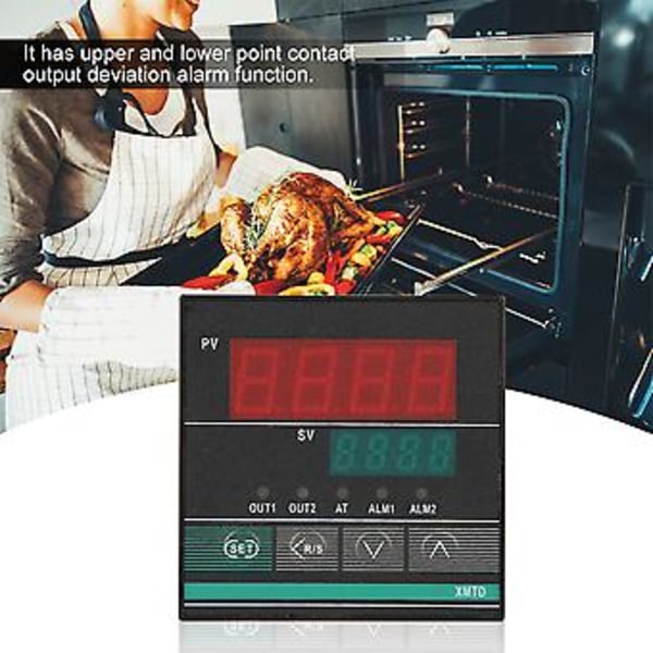 XMTD-6000 /XMTD-6412 /XMTD-6411 /K /PT100 Justerbar Elektrisk Digital Temperaturkontroller