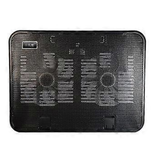 Ekstern Laptop Kjølematte Slim Stativ Høy Hastighet Stille Metallpanel Vifte
