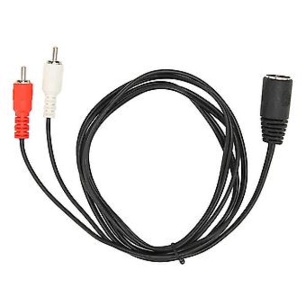 DIN 7 Pin Hun til Dobbelt RCA Han Kabel 1,5 m Fleksibelt Plug and Play Lydadapterkabel til Lydudstyr