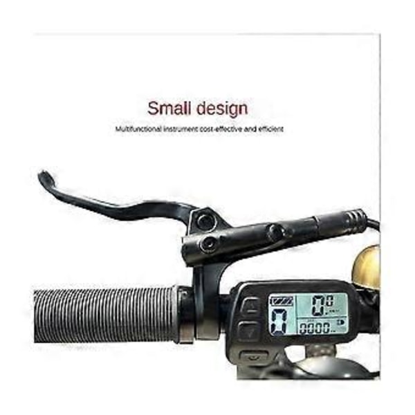 Elektrisk Cykel Display Kt-lcd11 5pin Display Med S M Kontakt Drivmotor Konvertering Ebike Tillbehör