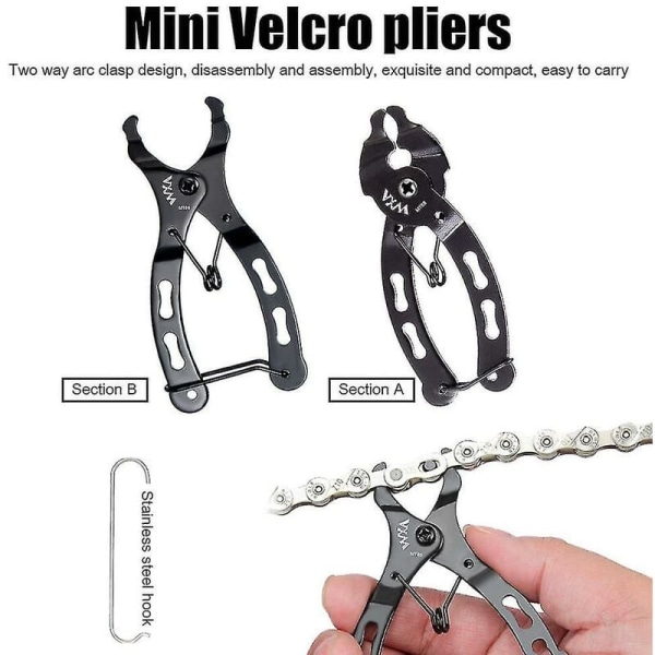 Mountain Road Bike Chain Hook Quick Link Pliers Steel Bicycle Chain Quick Release Buckle Removal Installation Tool