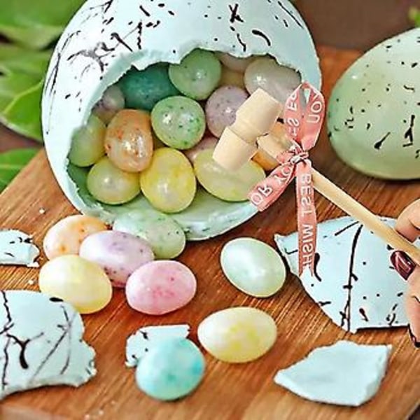 2 Pakke Egg Sjokoladeformer, Eggform Silikon, Egg Sjokoladeformer Non-stick E